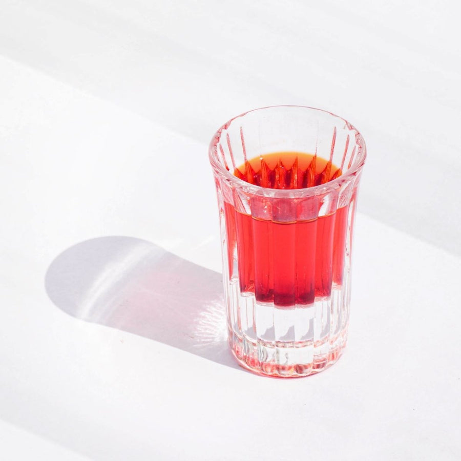 Level Up Your Shots: Textured Shot Glass (Set of 6) Glass