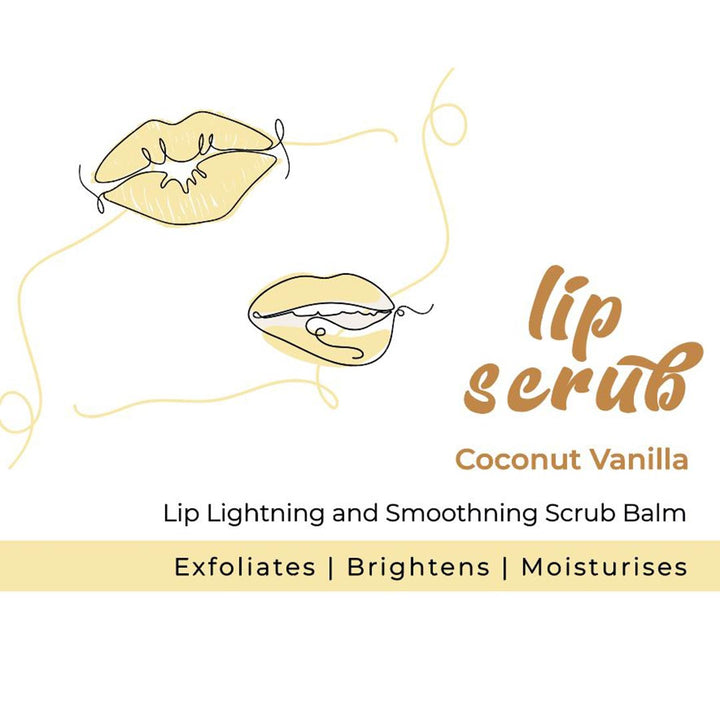 Candy Lip Scrub - Coconut Vanilla (20gm)