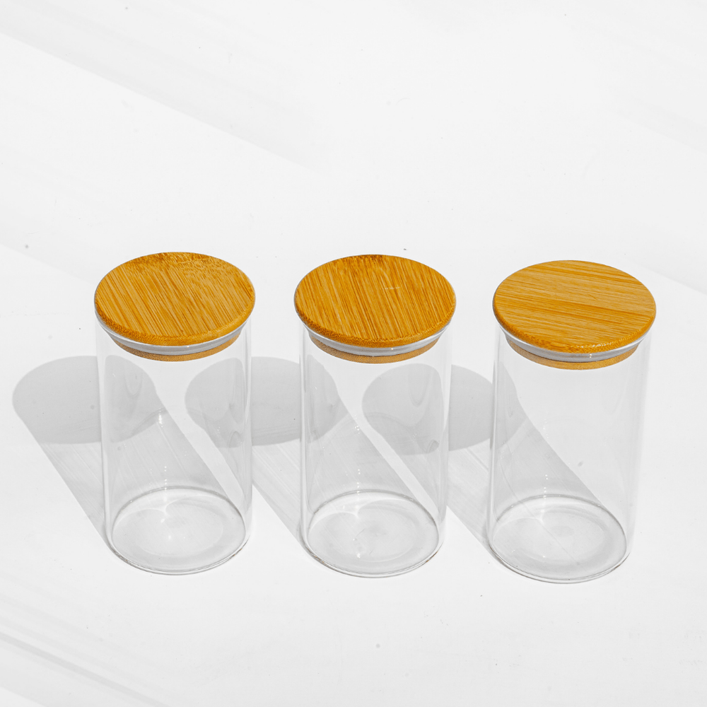 Minimalist Glass Jars (Set of 3) JAR