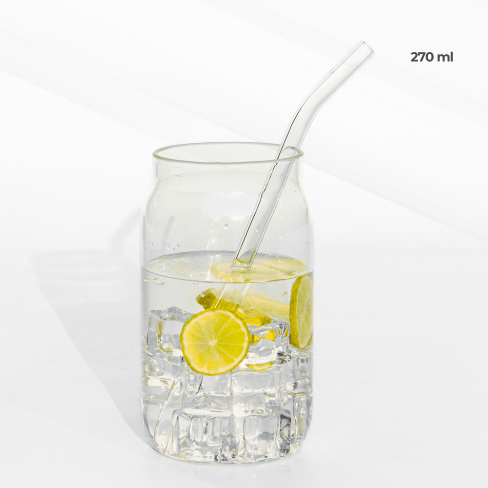Minimalistic Glass Sipper masson jar