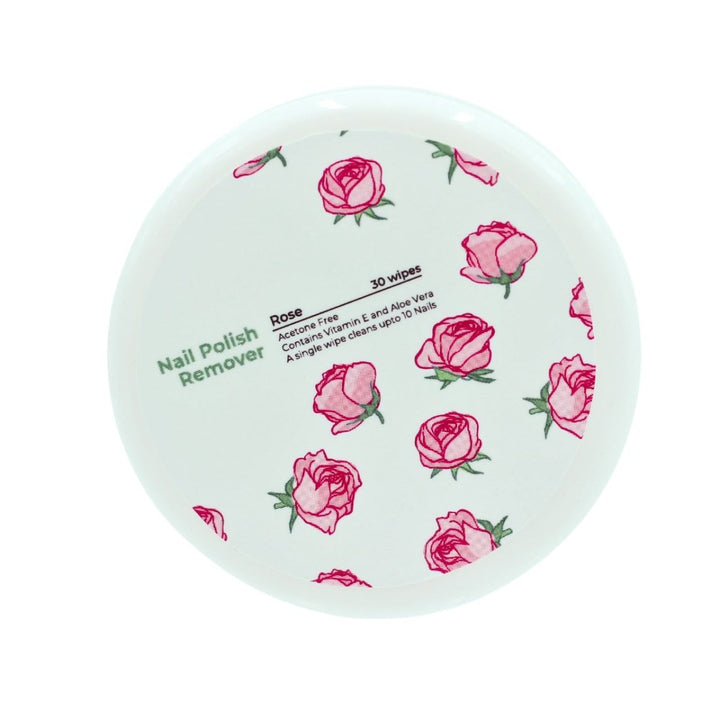 Nail polish remover wipes - Rose (30 wipes) Personal Care