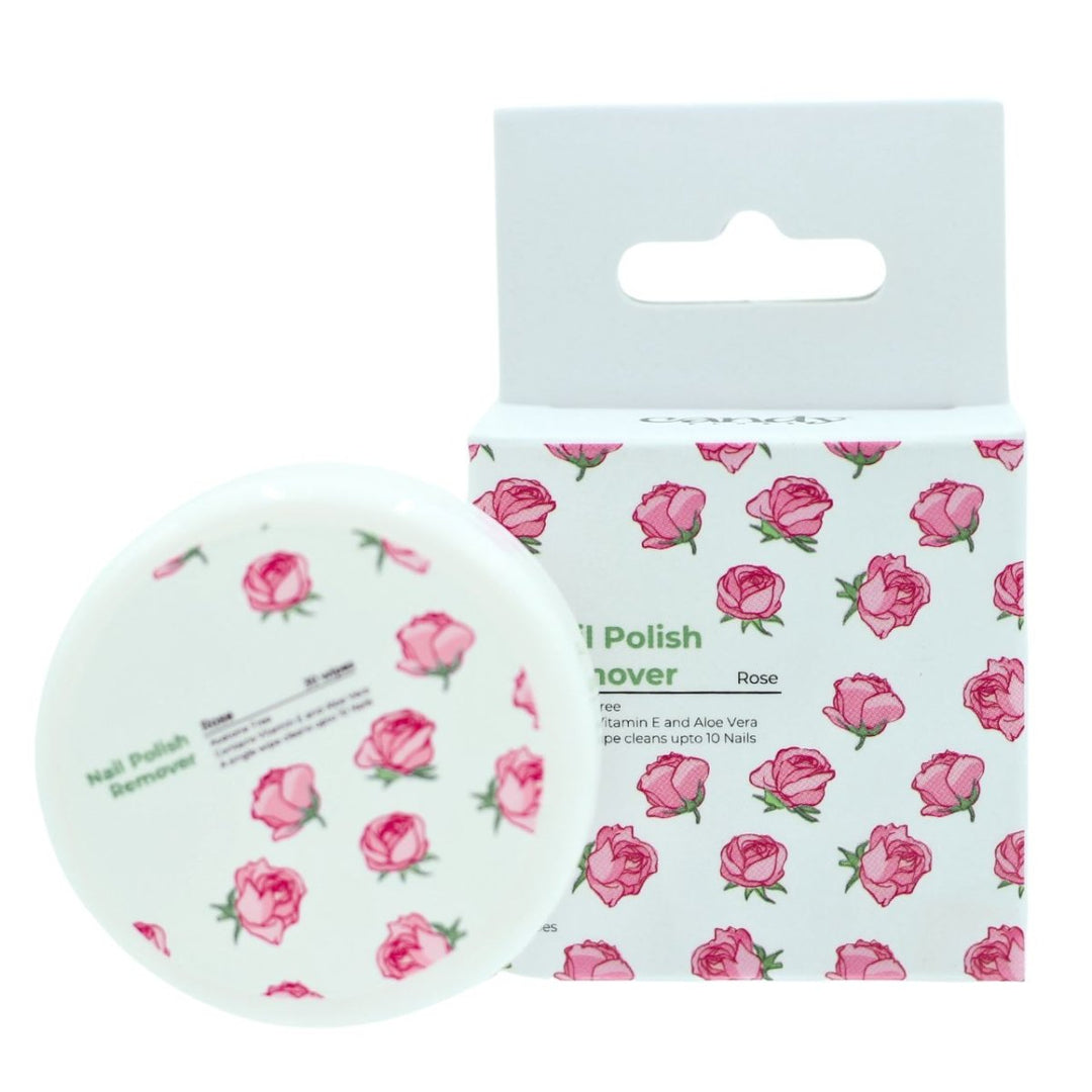 Nail polish remover wipes - Rose (30 wipes) Personal Care