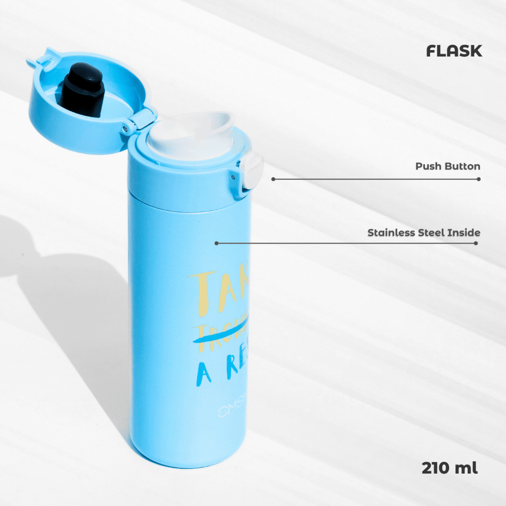 Pastel Chill Flask | 210ml | Tiny, Leakproof & Cute Flasks