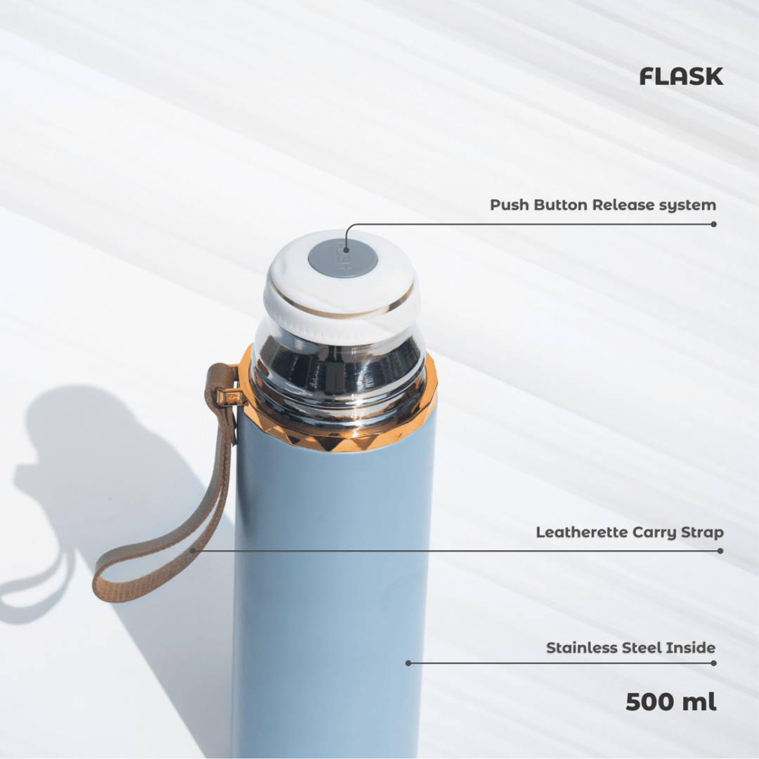 Pastel Luxe Thermos Flask | 500ml | Leakproof & Stylish Flasks