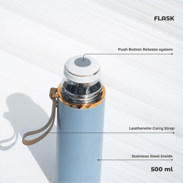 Pastel Luxe Thermos Flask | 500ml | Leakproof & Stylish Flasks