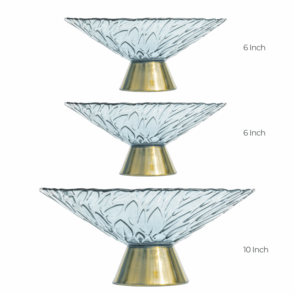 Petal - Embossed Designer Bowls (Set of 3) | Luxe Tableware Bowls