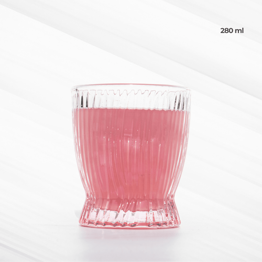 Pink Beauty - A Glass to Love (Set of 6) Glass