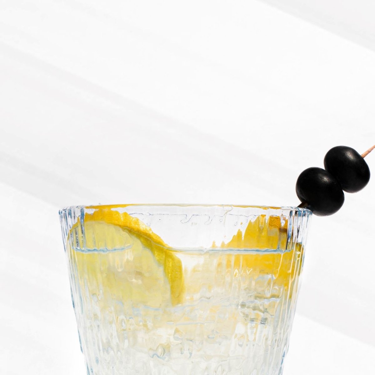 Playful Blues : The Textured Glassware Set That Pops! (Set of 6) Glass