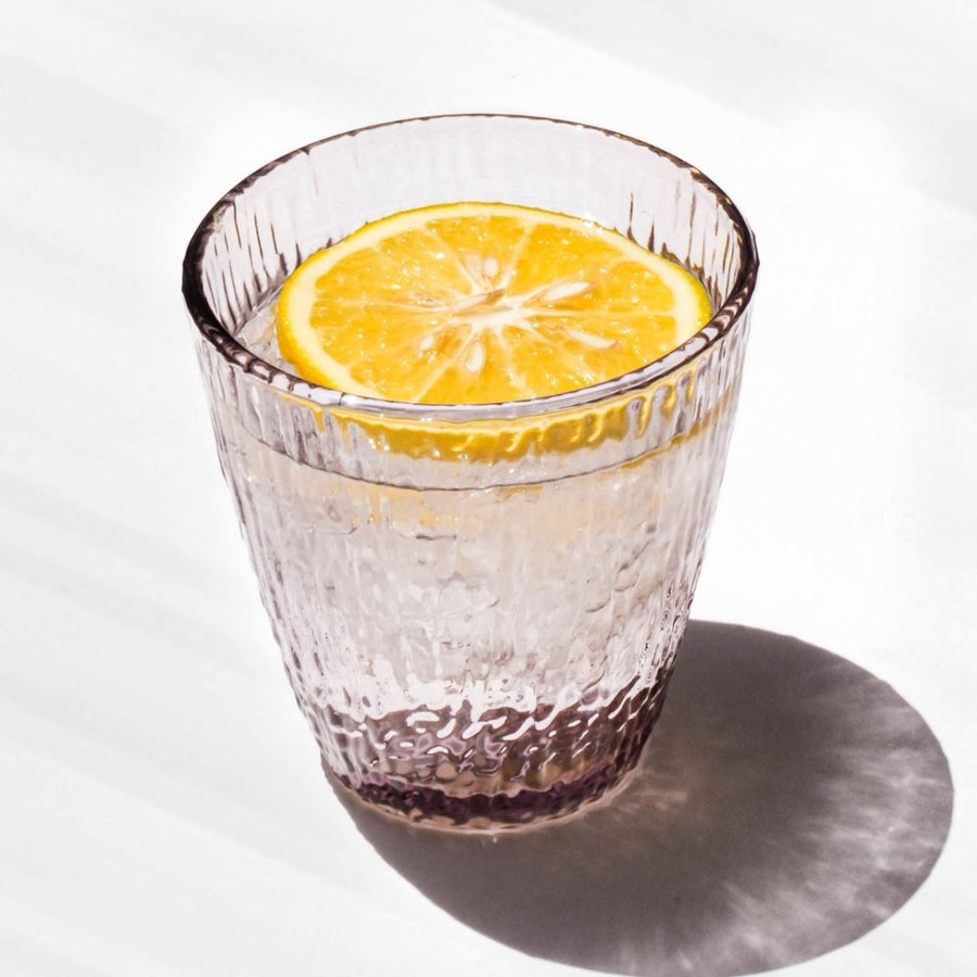 Playful Pinks: The Textured Glassware Set That Pops! (Set of 6) Glass