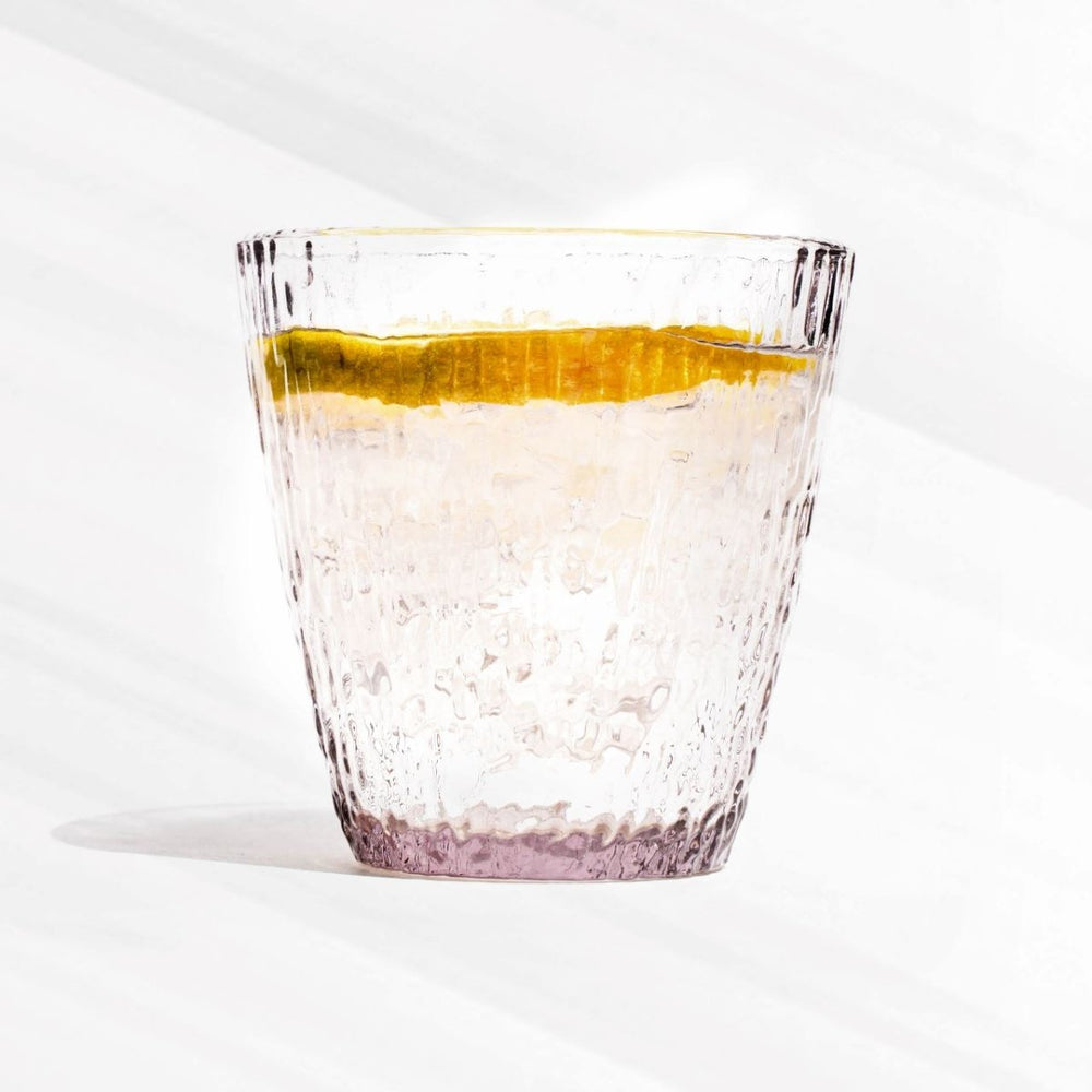 Playful Pinks: The Textured Glassware Set That Pops! (Set of 6) Glass