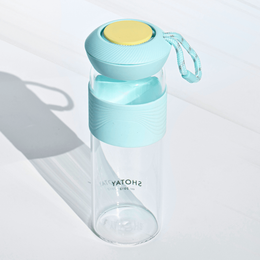 Premium Borosilicate Glass Bottle – Cute, Safe & Leakproof!