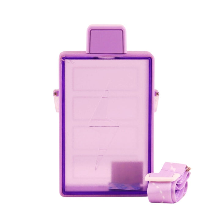 Rectangular Water Bottle : Sleek Hydration Plastic Bottle