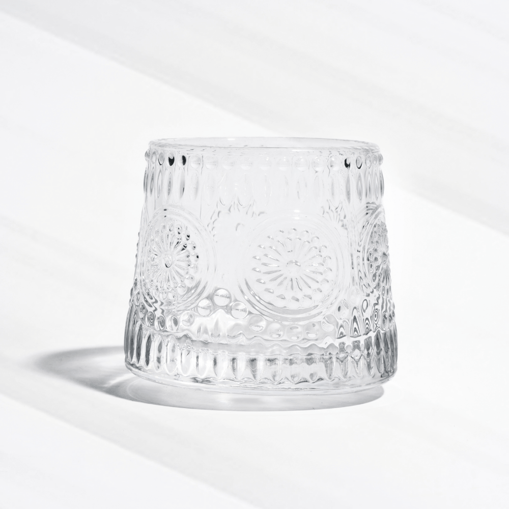 Rotating Floral Glass - Elevate Every Sip (Set of 6) Glass