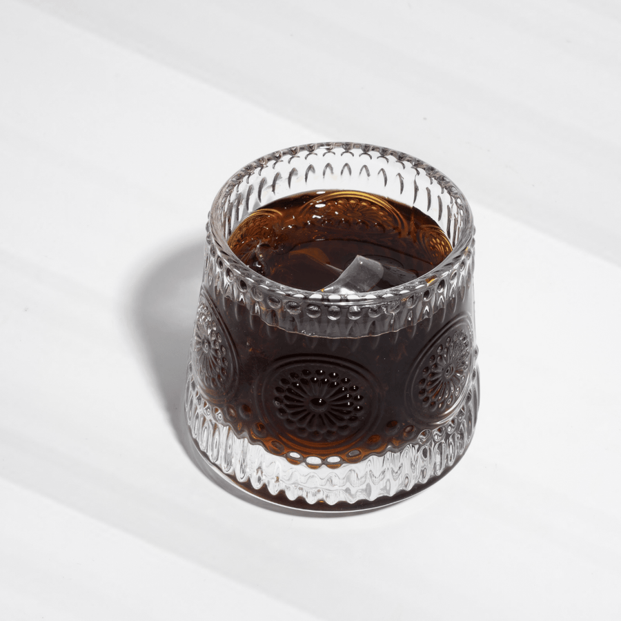 Rotating Floral Glass - Elevate Every Sip (Set of 6) Glass