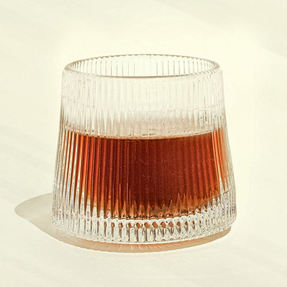 Rotating Stripe Glass - Elevate Every Sip (Set of 6) Glass