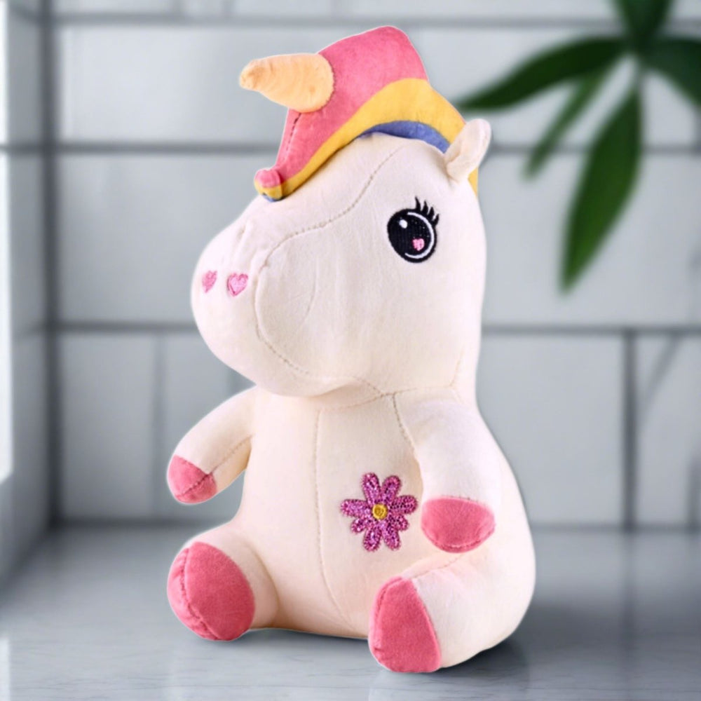 Sitting Unicorn Plush Toy - 31 CM Soft Toys
