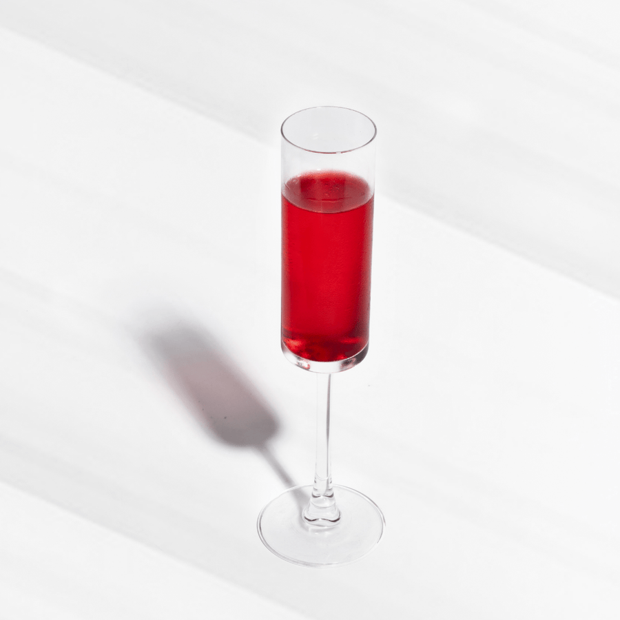 Slender Sparkle - Elegant Champagne Glass (Set of 6) Glass