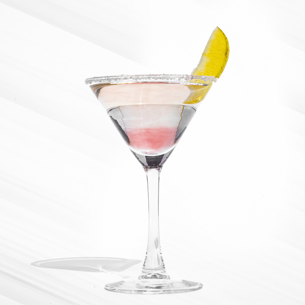 Slender Sparkle - Elegant Martini Glass (Set of 6) Glass