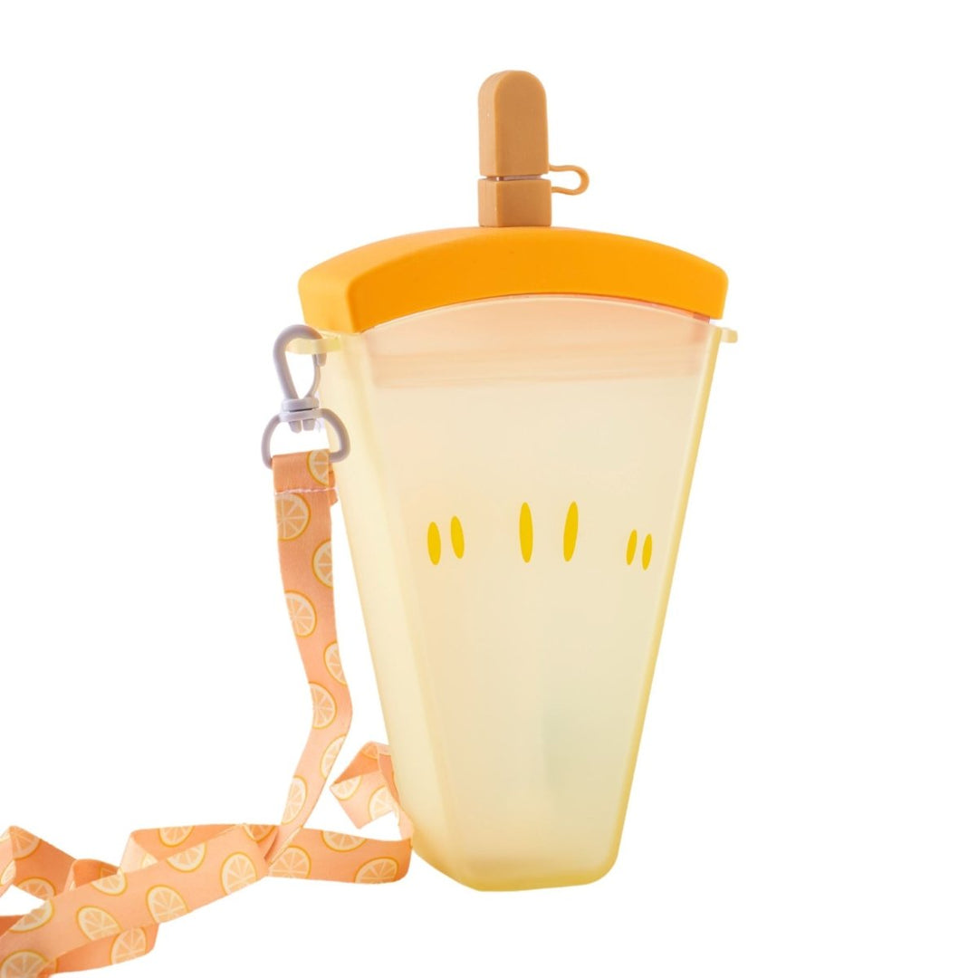Slice of Summer: Watermelon Sipper Bottle with Straw & Strap Sipper