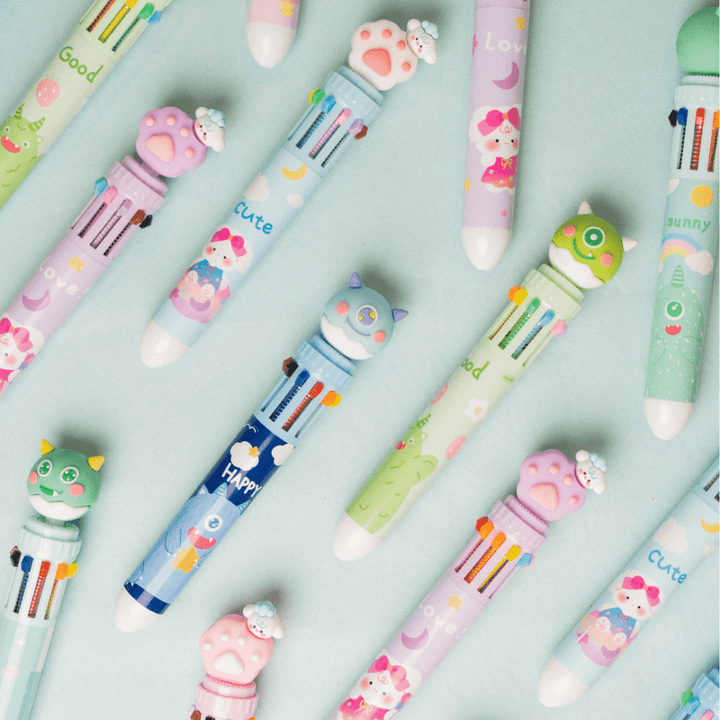 Spcae Multi Shade Cute Pen (Pack of 2) Pen