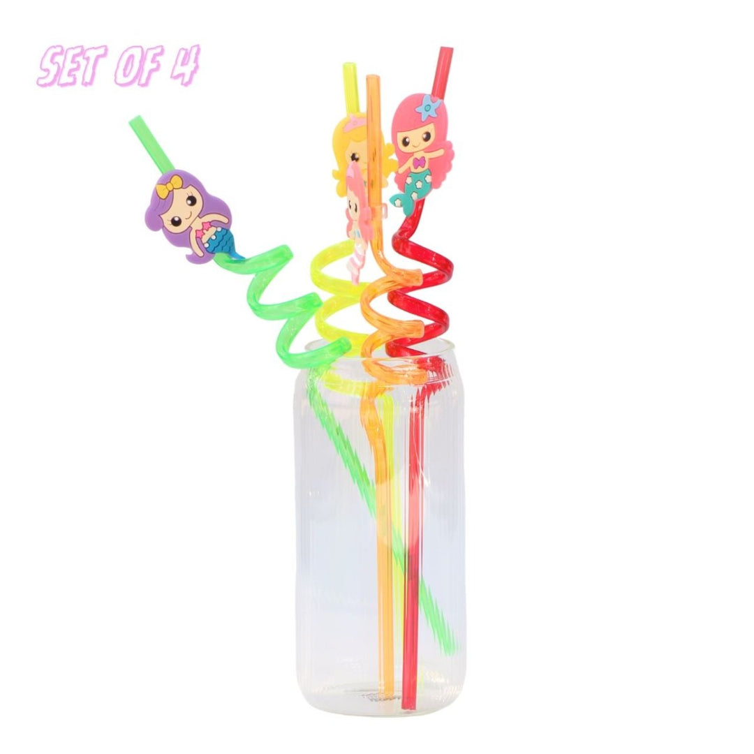 SPIRAL STRAW - SET OF 4 Serving Cutlery