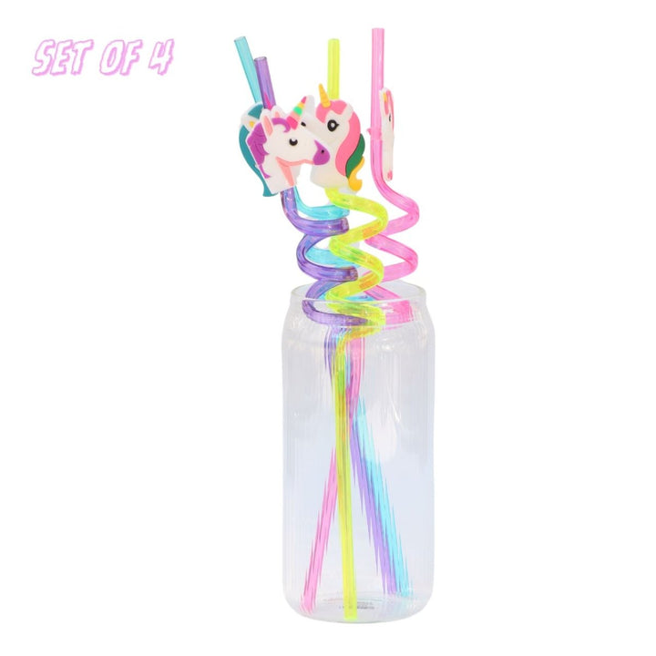 SPIRAL STRAW - SET OF 4 Serving Cutlery