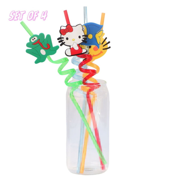 SPIRAL STRAW - SET OF 4 Serving Cutlery