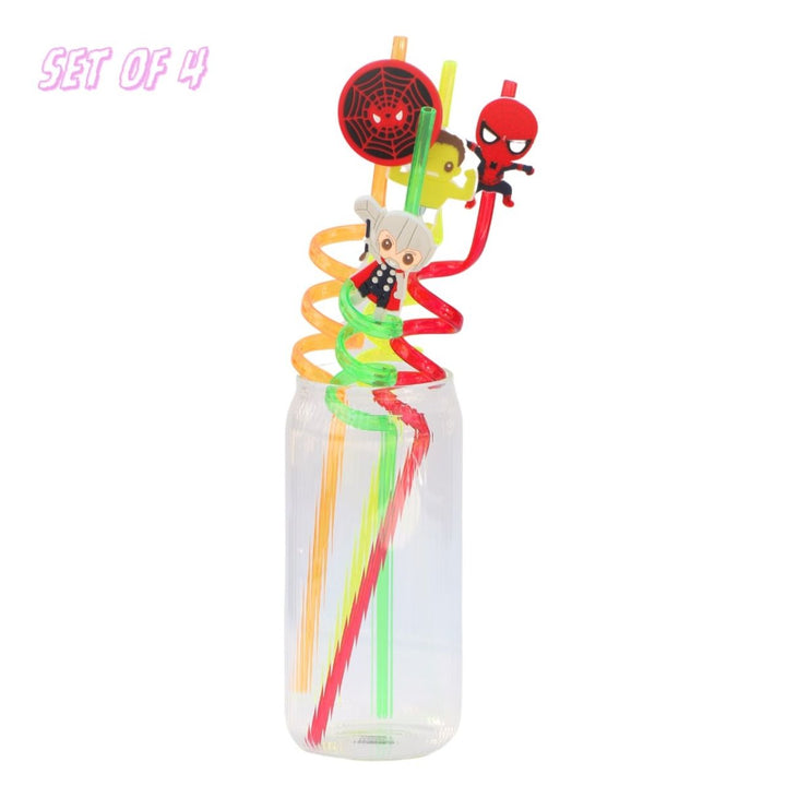SPIRAL STRAW - SET OF 4 Serving Cutlery