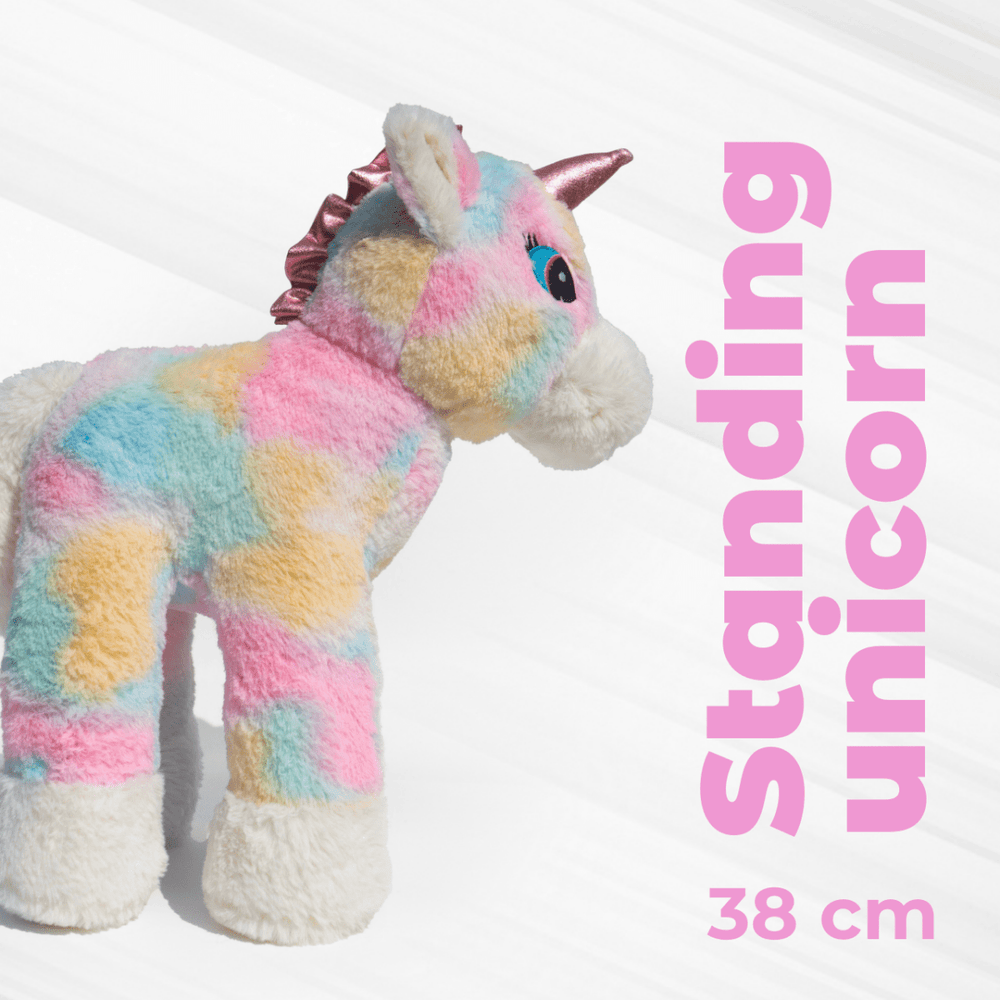 Standing Unicorn Plush – A Magical Hug Awaits! Soft Toys