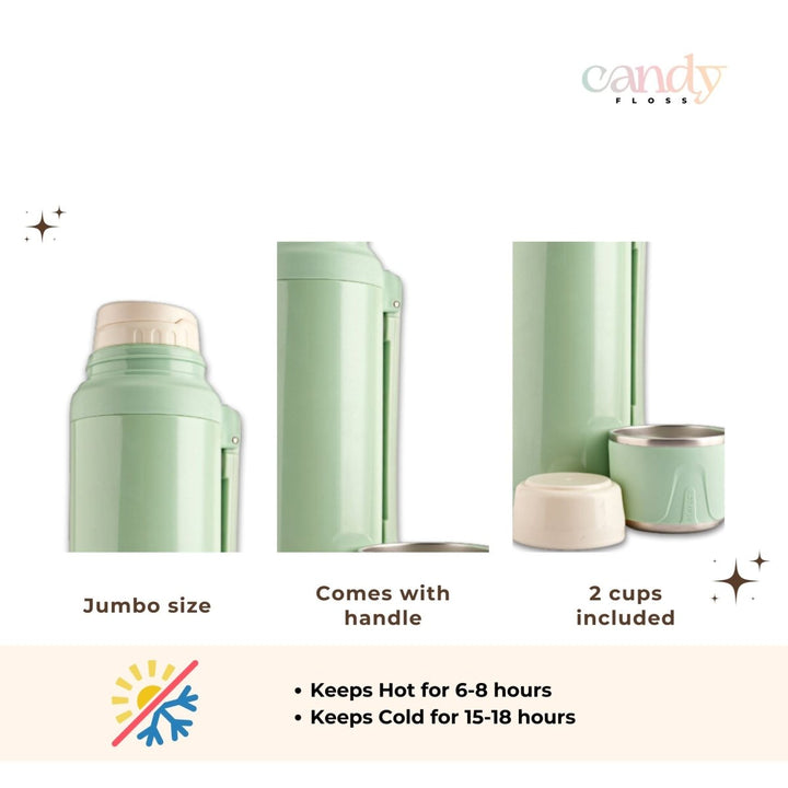 The All - Day Leakproof Flask With a Cup Flasks