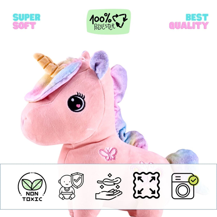 The Enchanted Unicorn Plush Toy - 32 cm Soft Toys
