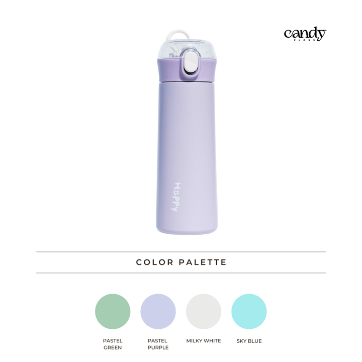 The Happy Flask | Effortless Push - Button Tumbler Flasks