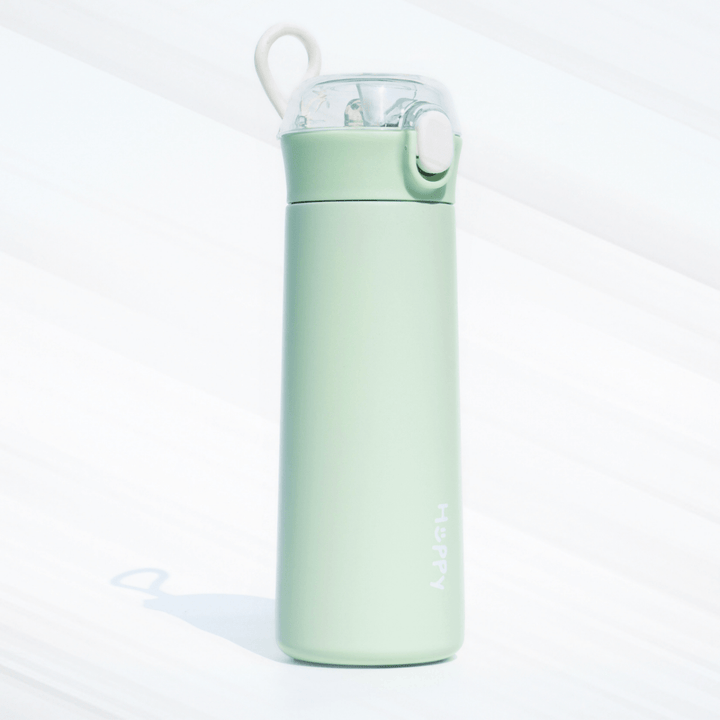 The Happy Flask | Effortless Push - Button Tumbler Flasks