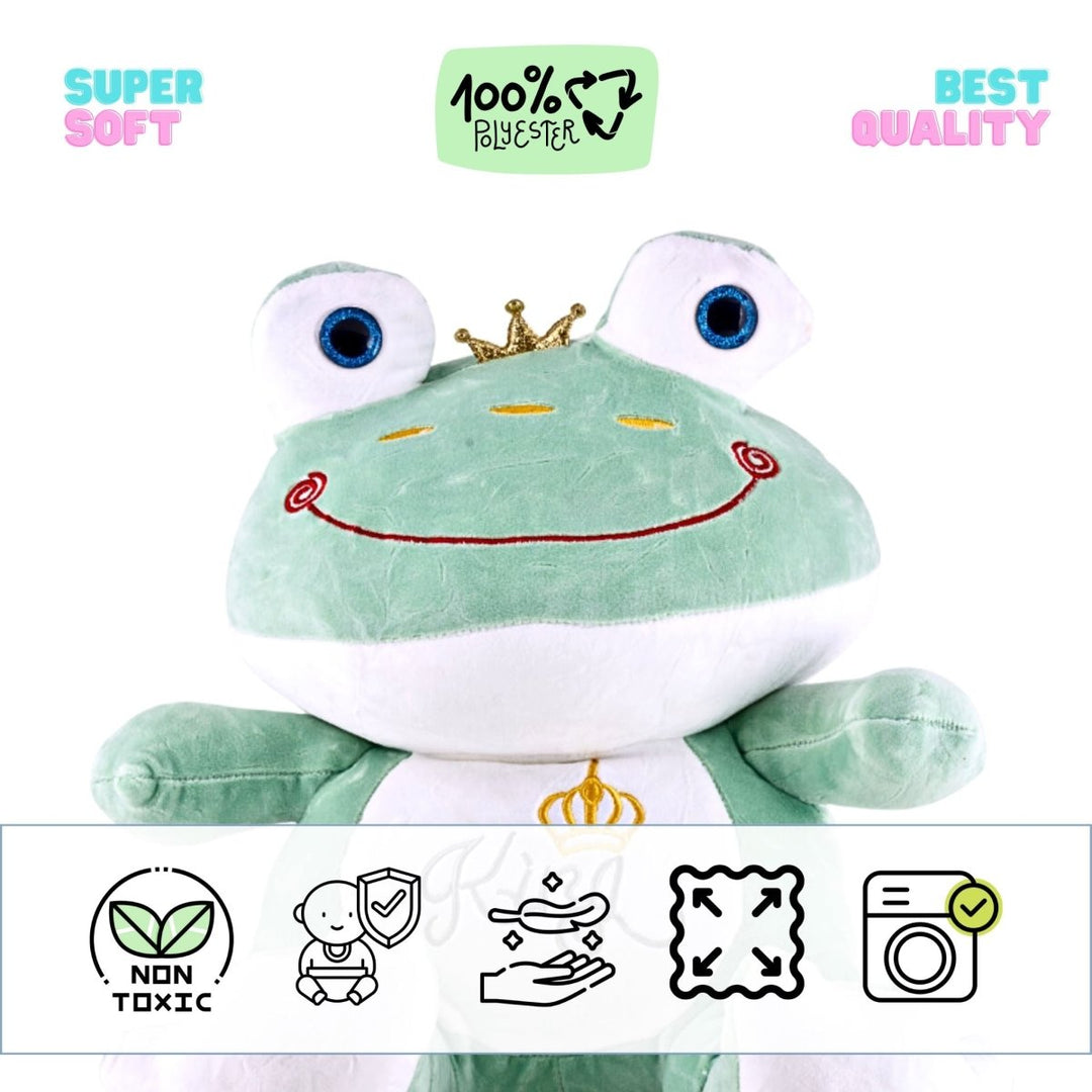 The King Frog Plush Toy Soft Toys
