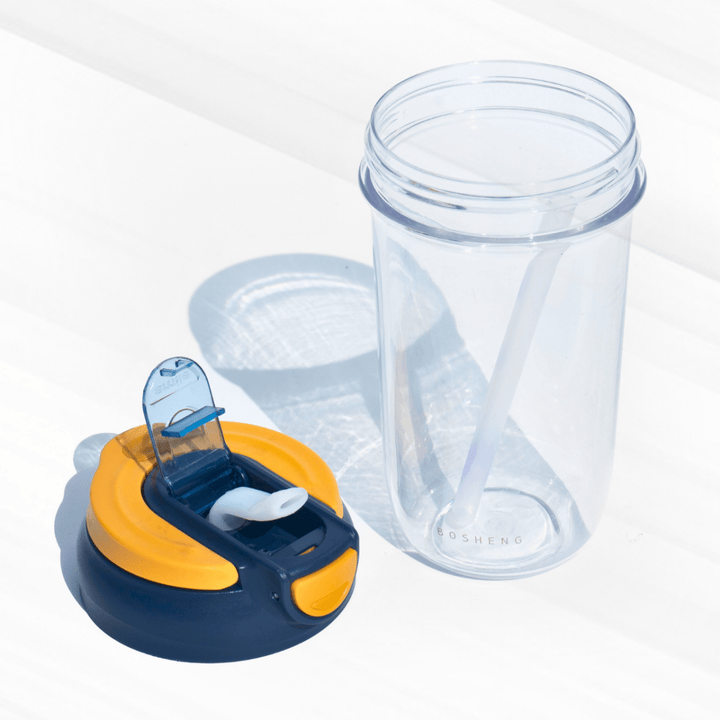 Travel Sipper with Leatherette Sleeve And a Strap Sipper