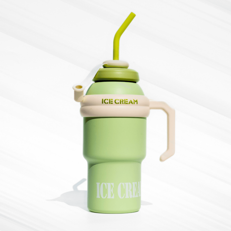 Trendy Ice Cream Tumbler – Stanley Style, Insulated & Stylish Flasks