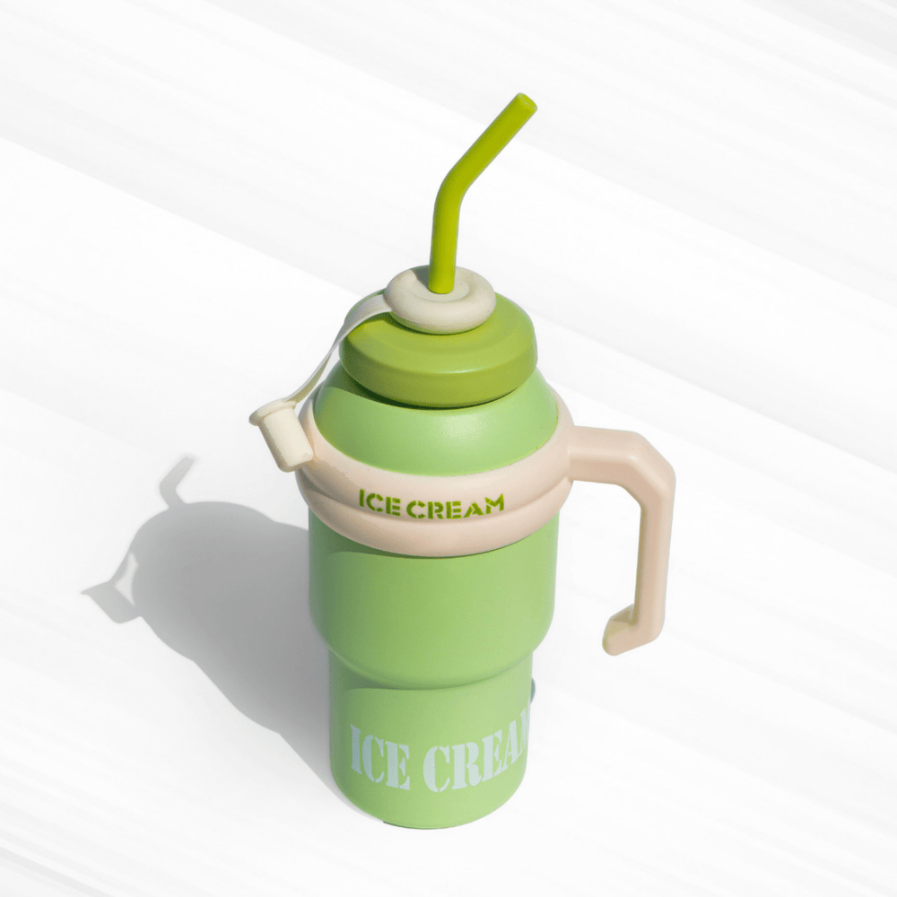 Trendy Ice Cream Tumbler – Stanley Style, Insulated & Stylish Flasks