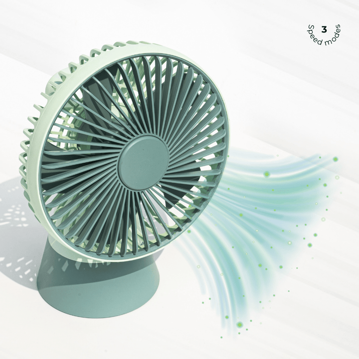 Windmill - Rechargeable Portable Fan (Green) Fans