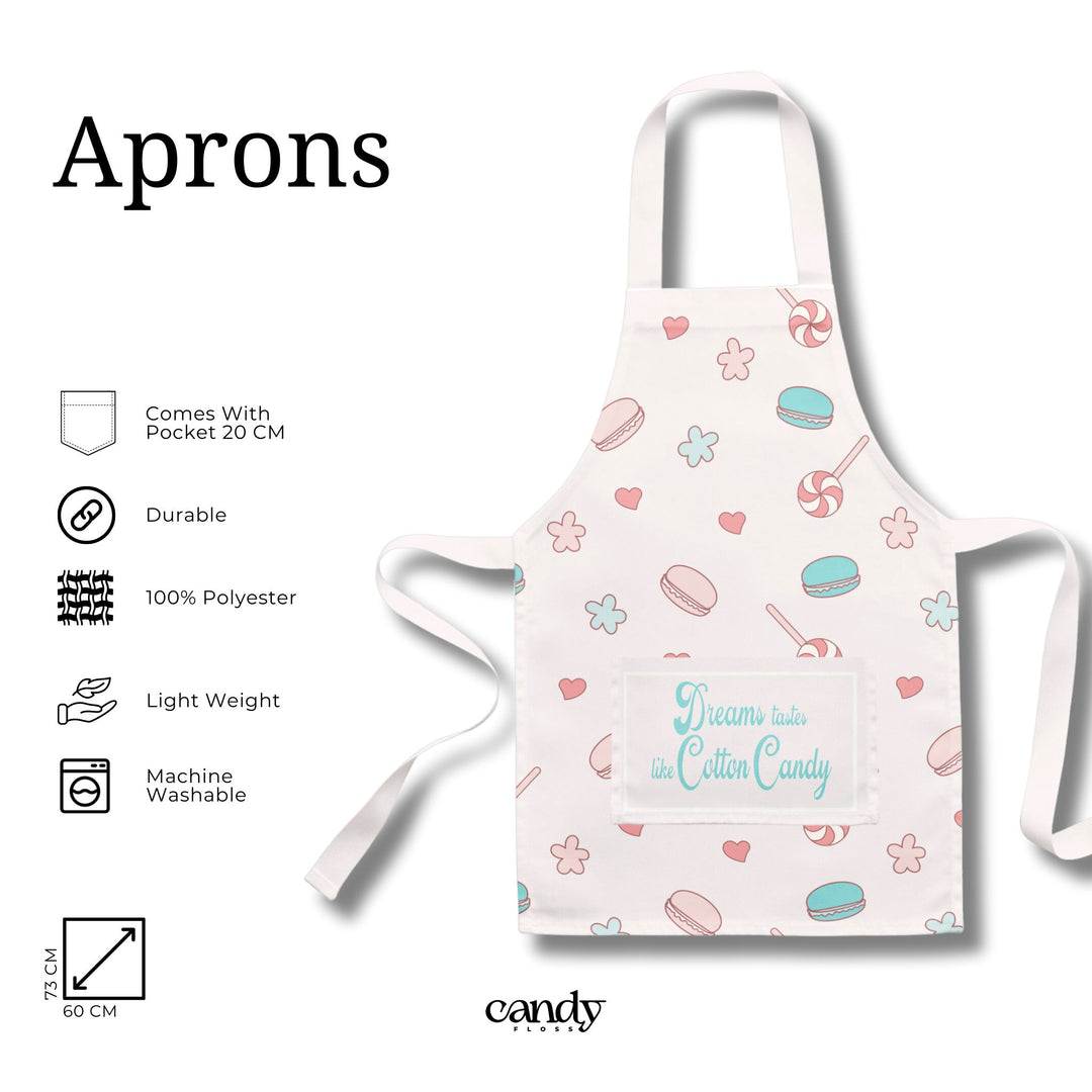 Apron - Candy Macarons Aprons CandyFlossstores 