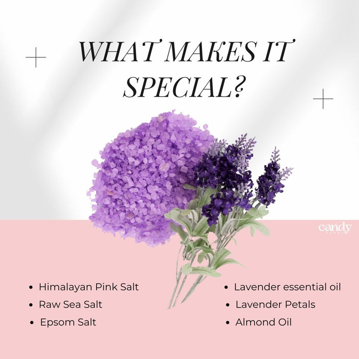 Bath Salt and Foot Soak - Lavender (200 gm) Personal Care