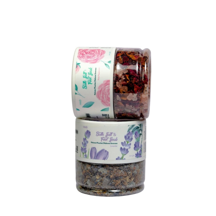 Bath Salt and Foot Soak - Rose Peppermint (200 gm) Personal Care