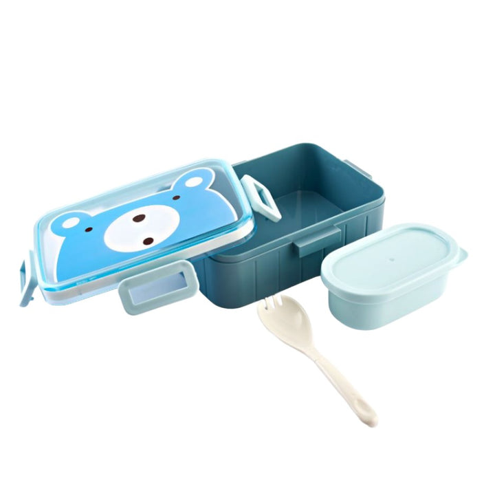 BEAR LUNCH BOX Kitchenware CandyFlossstores BLUE 600 ML 