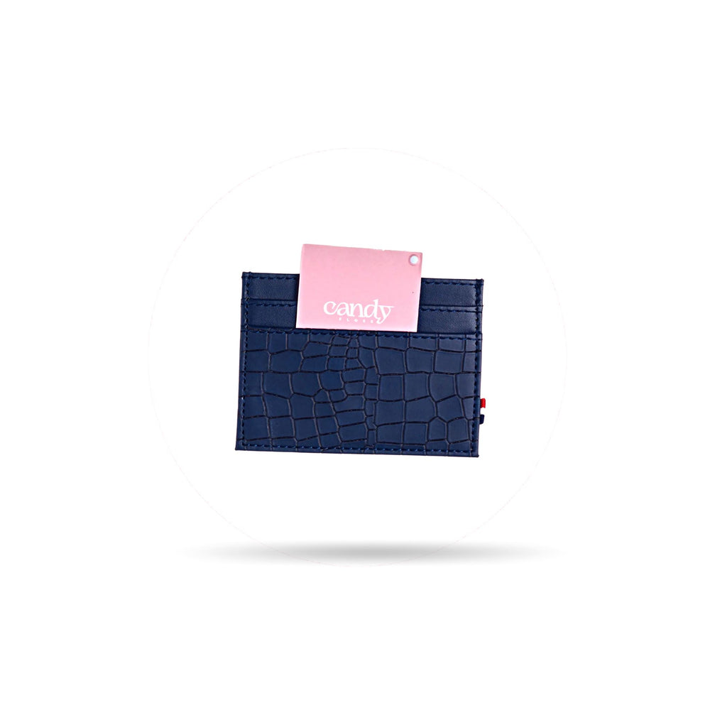 BRUSSELS CARD WALLET Wallets & Money Clips CandyFlossstores BLUE 