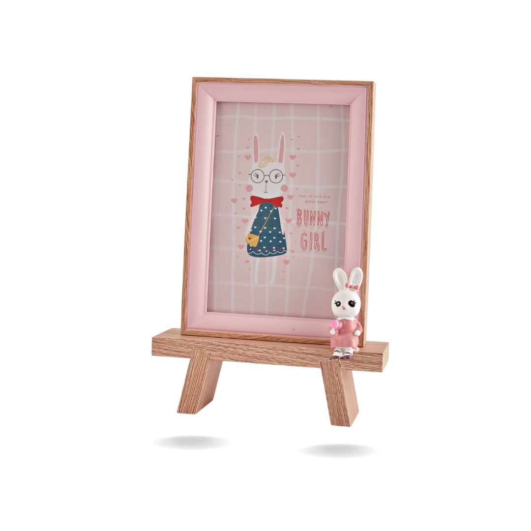 BUNNY GIRL PHOTO FRAME Home Decor CandyFlossstores PINK 