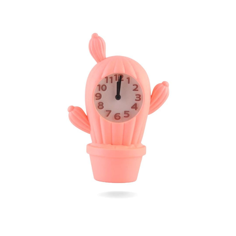 Cactus Table Clock Home Essentials