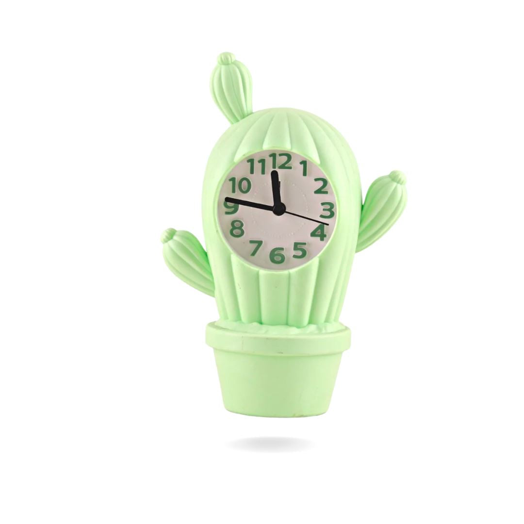 CACTUS TABLE CLOCK Clocks CandyFlossstores GREEN 