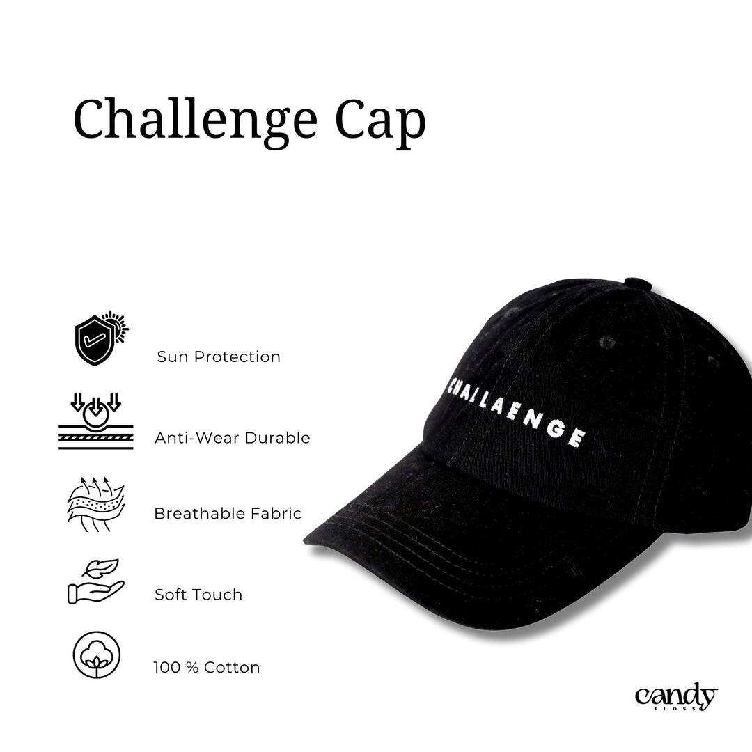Candy Challenge Cap - Black caps CandyFlossstores 