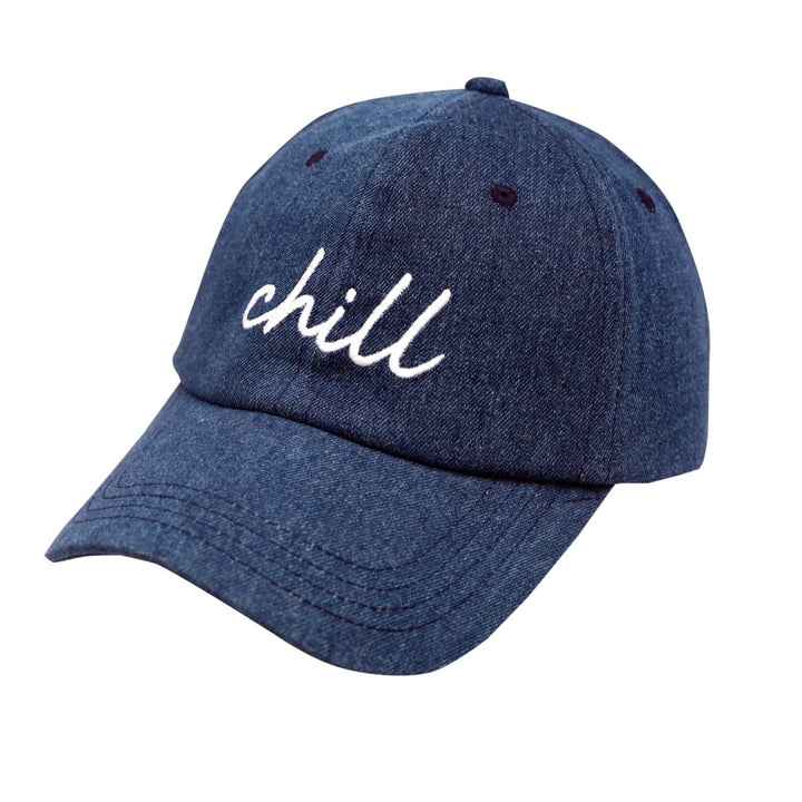 Candy Denim 'Chill' Cap Caps