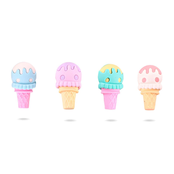 CANDY ERASERS Erasers CandyFlossstores ICE CREAM CONE 