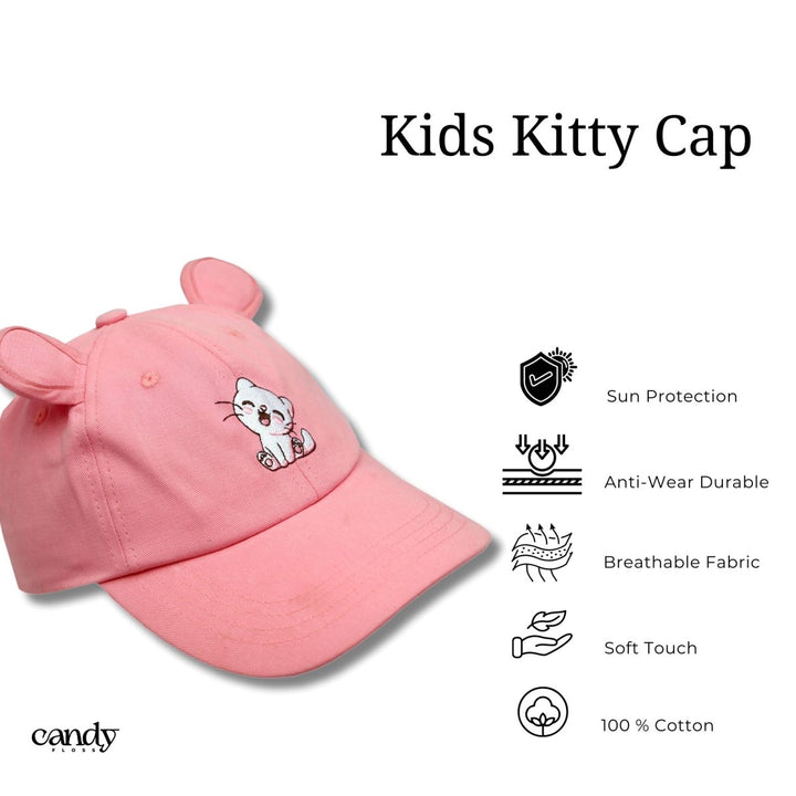 Candy Kitty Ears Baseball Cap Caps